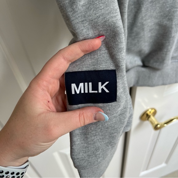 Milkstain Apparel Varsity Oversized Zip - Picture 2 of 4